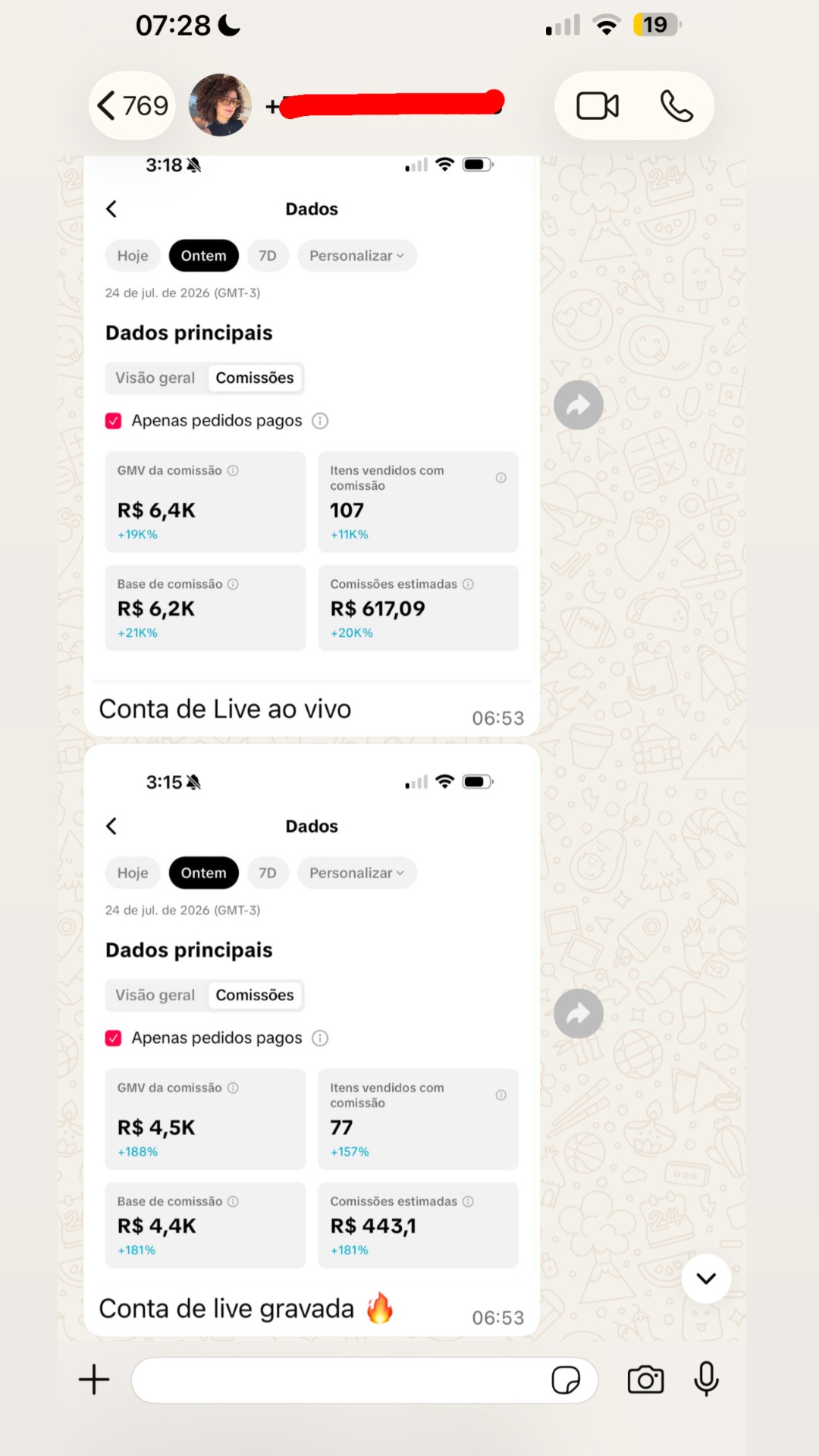 Depoimento de aluno 1