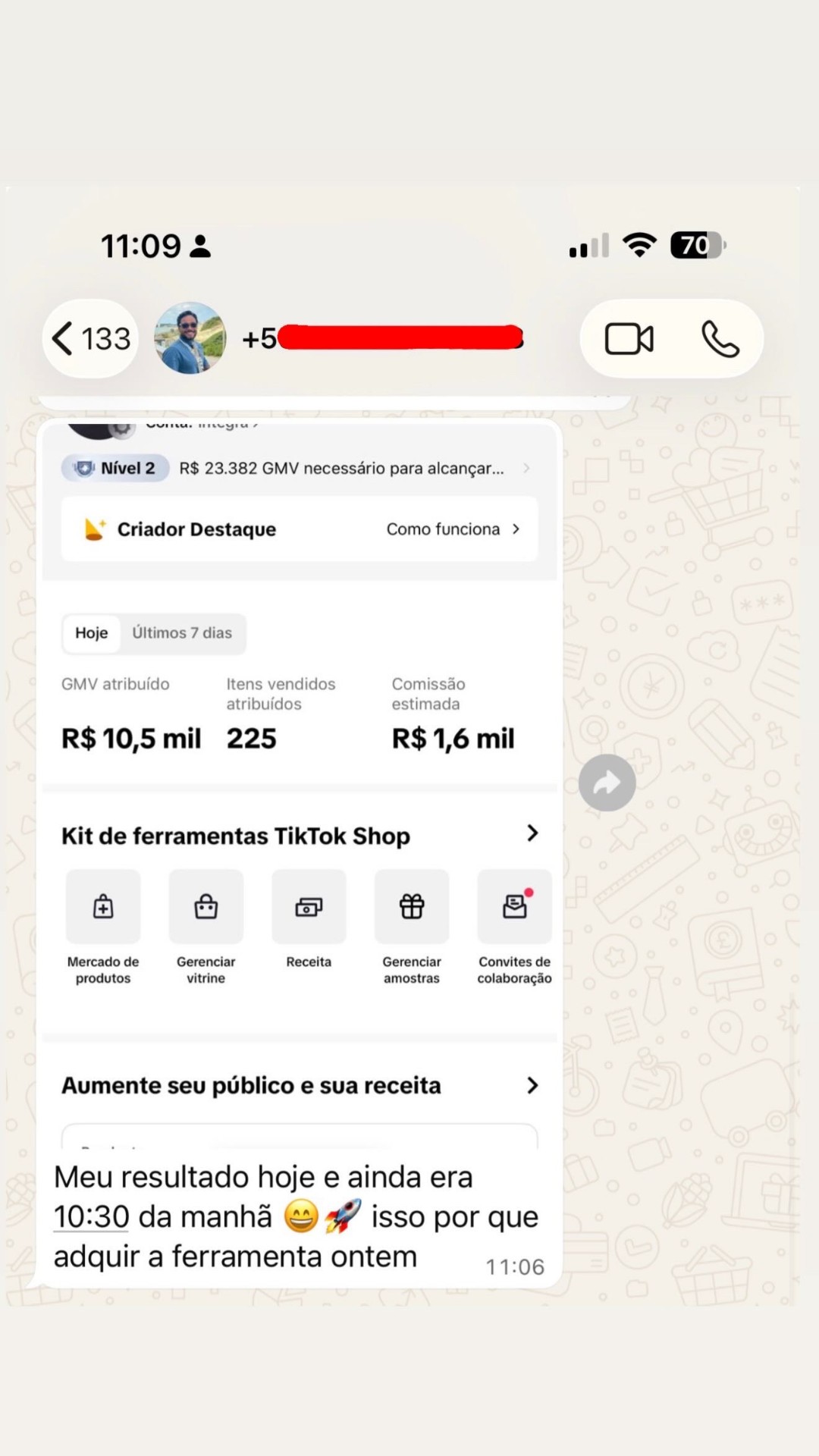 Depoimento de aluno 3