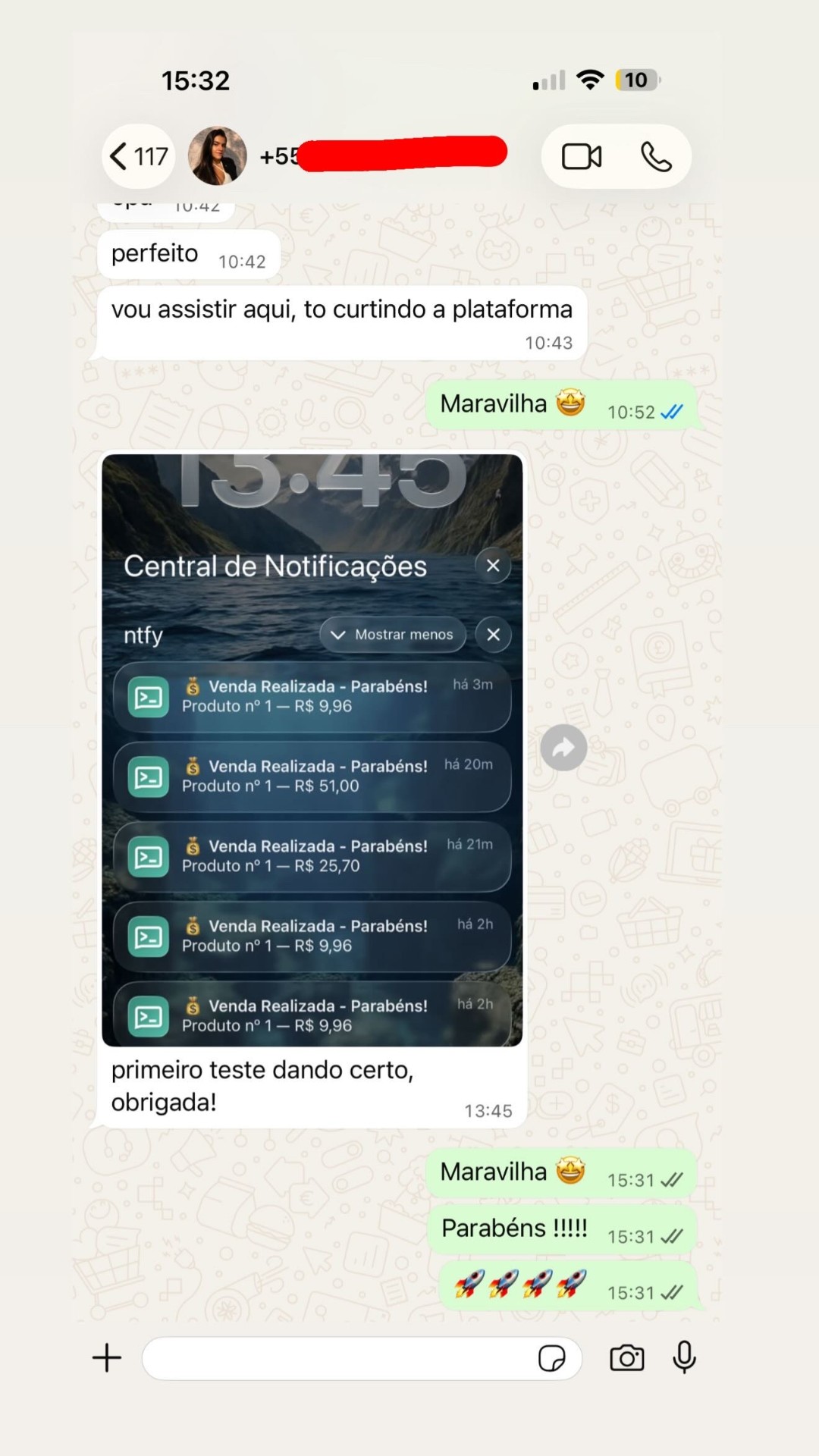 Depoimento de aluno 5